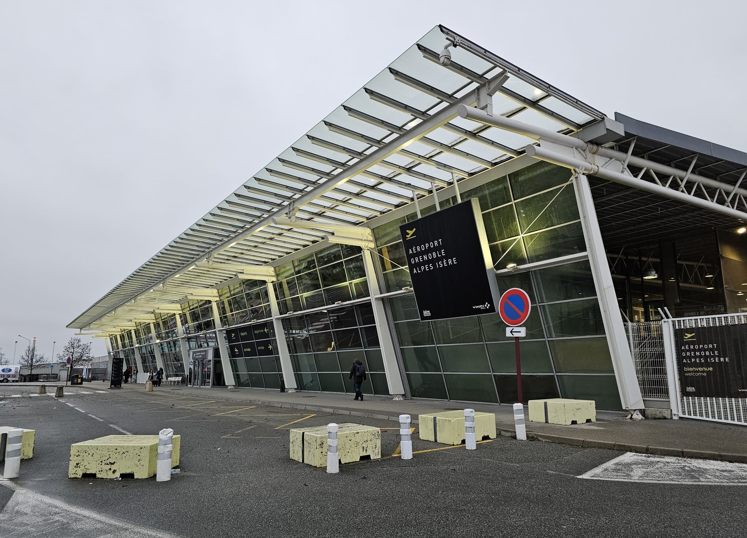 Aerial view of Geneva Airport